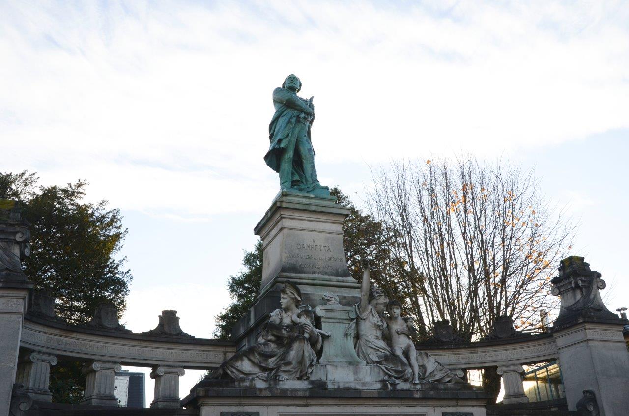 statue de Gambetta à Ville d'Avray