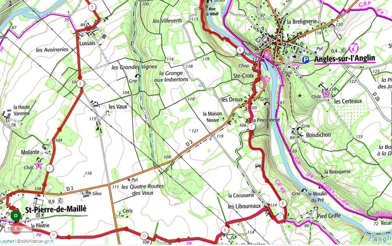 Parcours st pierre de maille